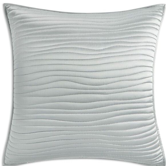 Hudson Park Collection Palmetto Euro Sham Silk, 26” X 26” - Picture 2 of 4